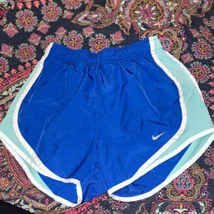 Women's XSmall Blue, White, and Teal Nike Shorts